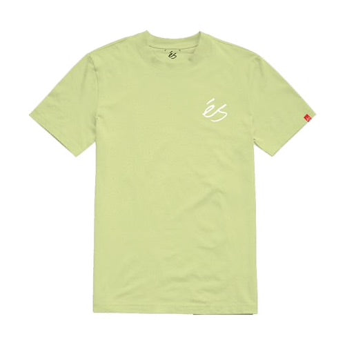 Script Overdye S/S Tee Shirt Lt. Grn (size options listed)