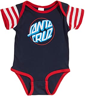 Other Fisheye Dot s/s Infant Nvy/Red Wht Stripe (size options listed)