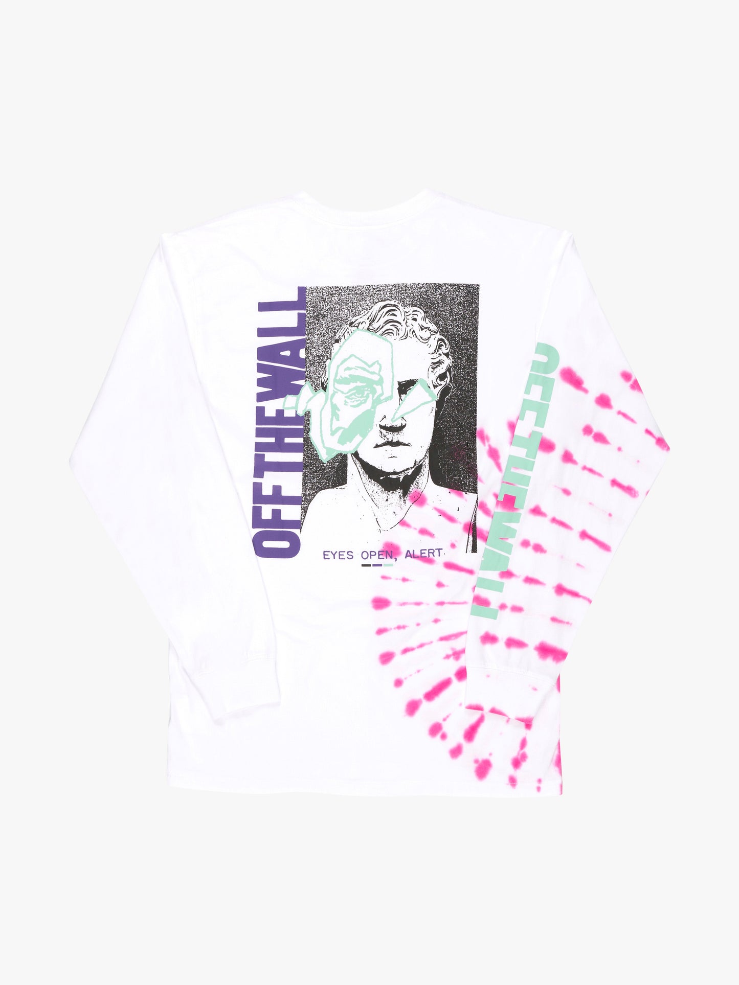 Eyes Wide Open L/S Tee Shirt Tie Dye / Wht (size options listed)
