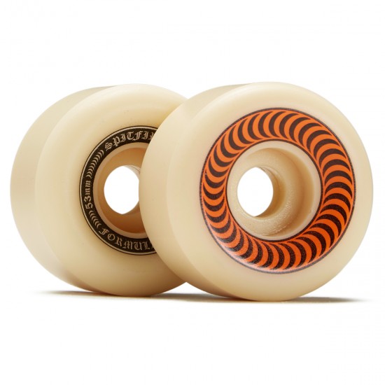 F4 99du OG Classic Swirl Wheels Org/Nat White 53mm