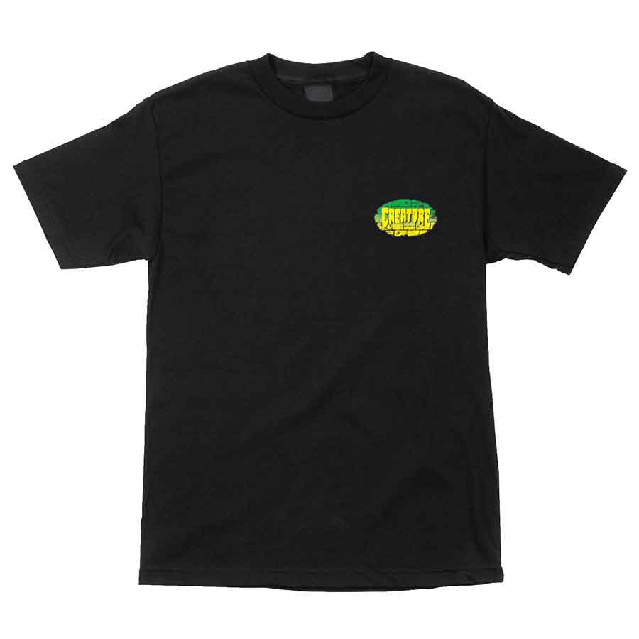Crypt S/S Tee Shirt Blk (size options listed)