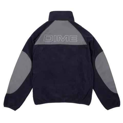 Polar Fleece Track Jacket Nvy/Charcoal (size options listed)