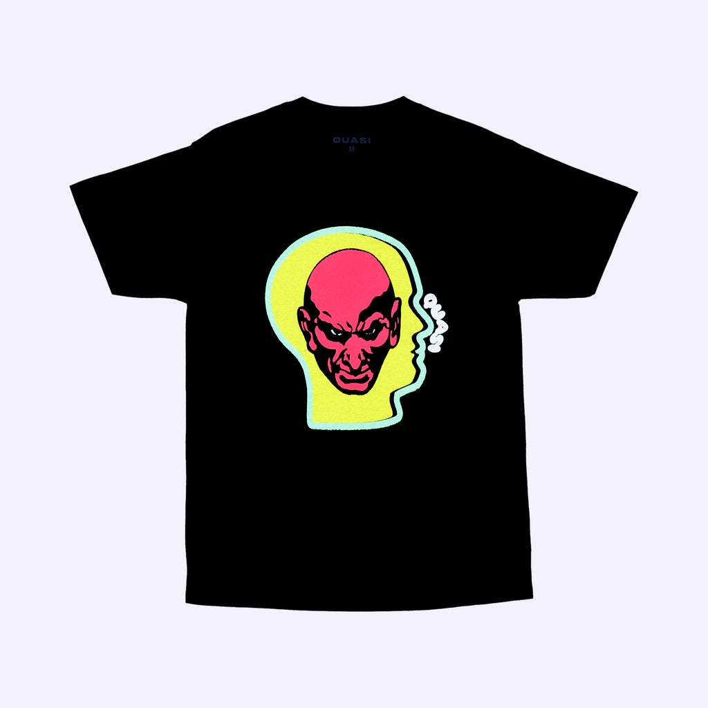 Heads S/S Tee Shirt Blk (size options listed)