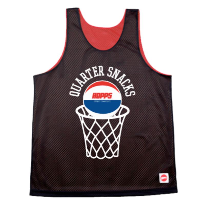 Hopps X QS Reversible Mesh Jersey Blk/Red (size options listed)