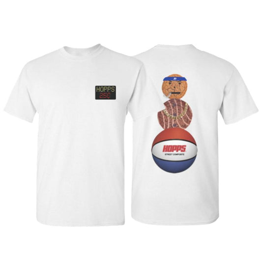 Hopps X QS Snackman S/S Tee Shirt Wht (size options listed)