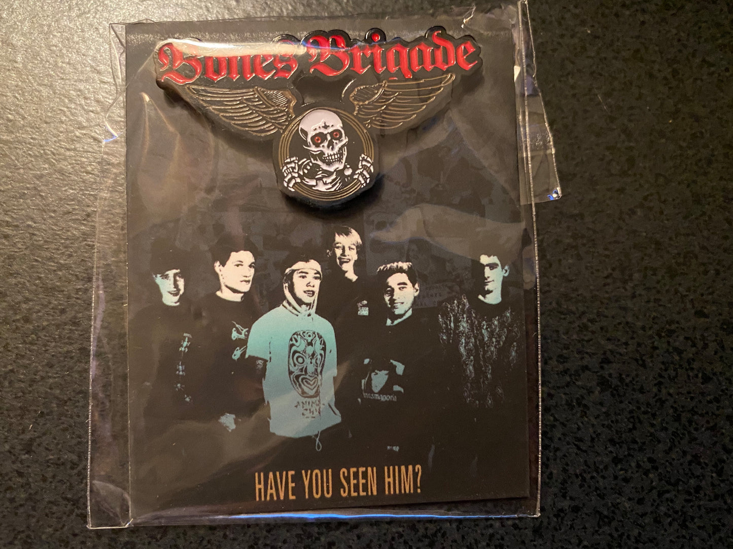 Bones Brigade Winged Ripper Pin Approx. 1.65inX.75in