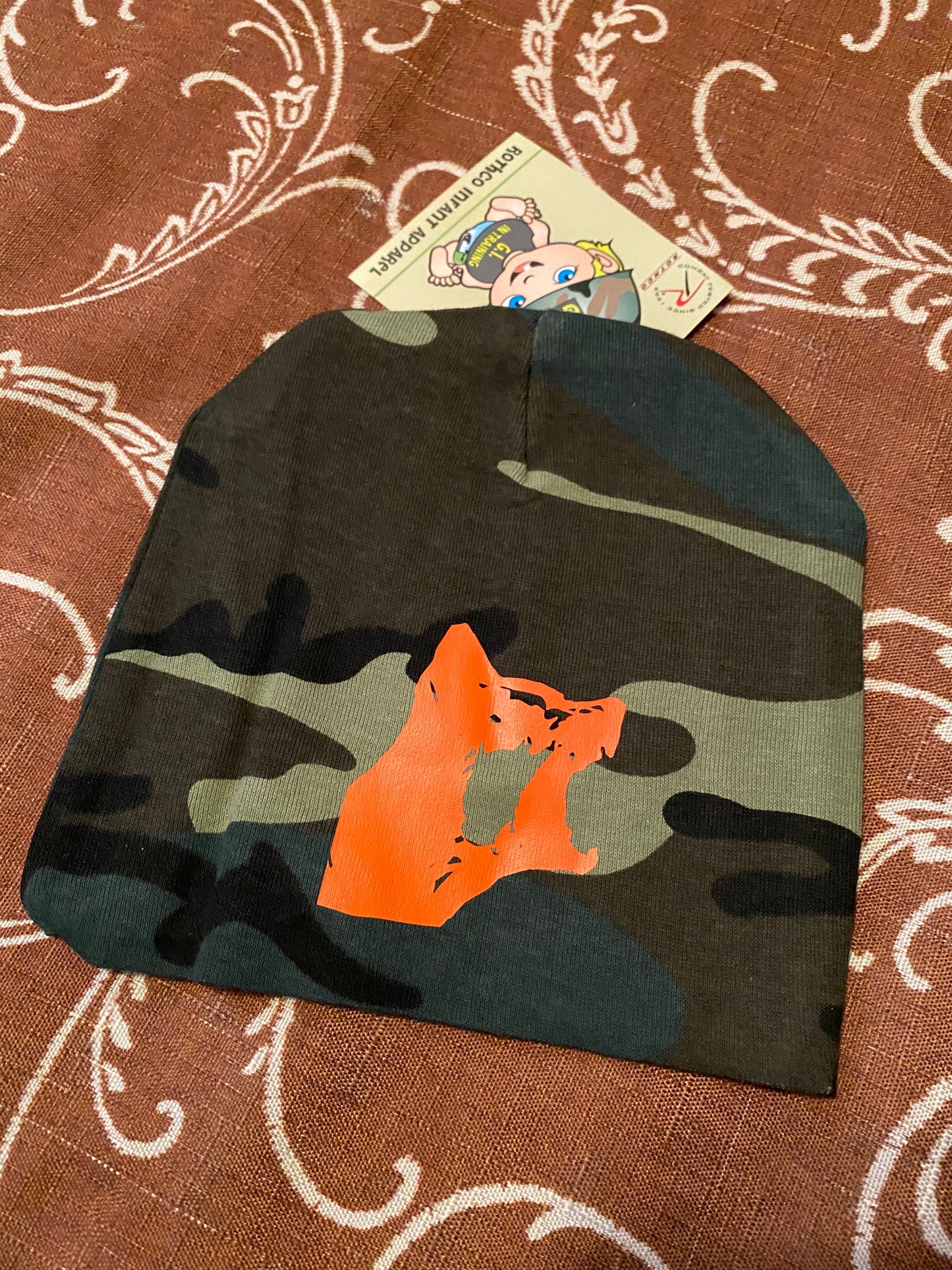 Mad Dog Infant Crib Cap Woodland Camo OS