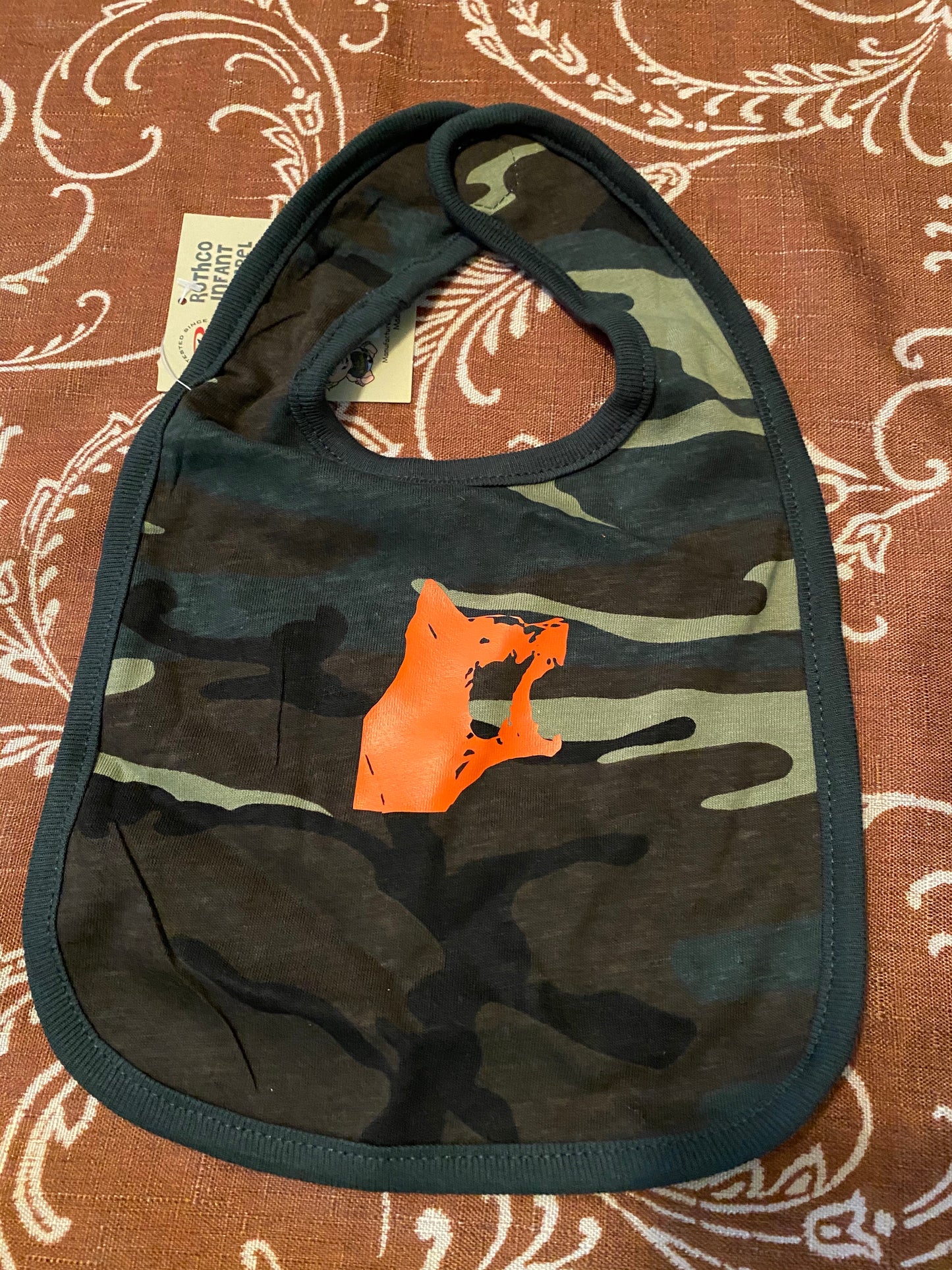 Mad Dog Hit Infant Bib Woodland Camo OS
