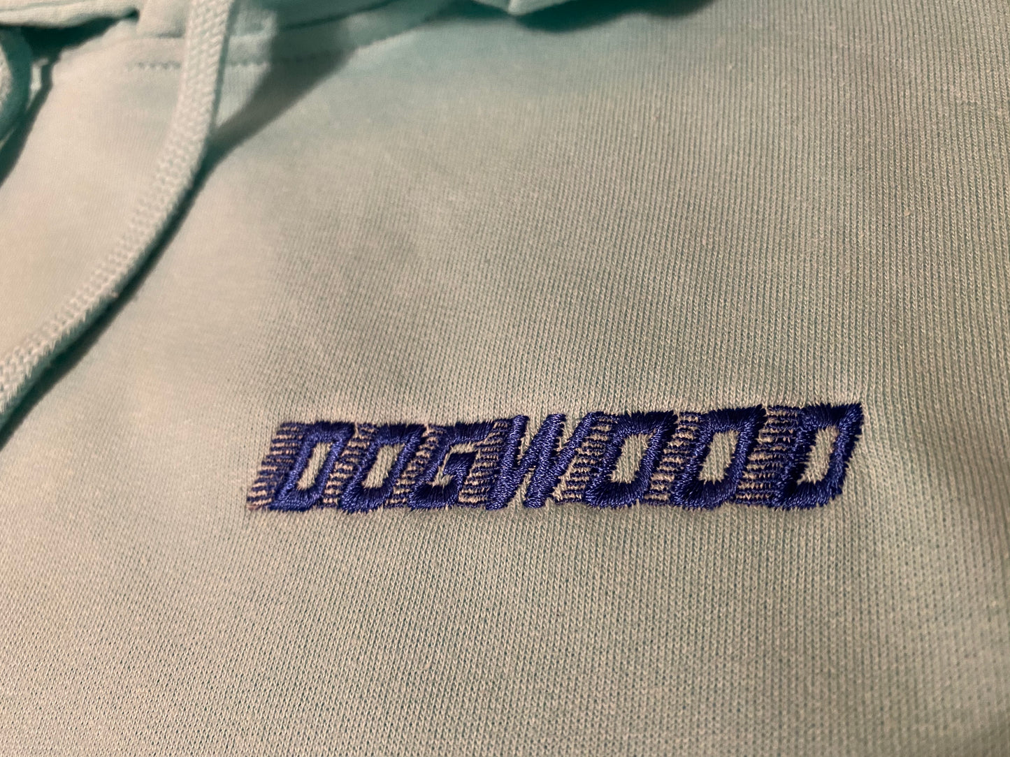 Speedwave Embroidered Pullover Hoodie Teal Blu (size options listed)