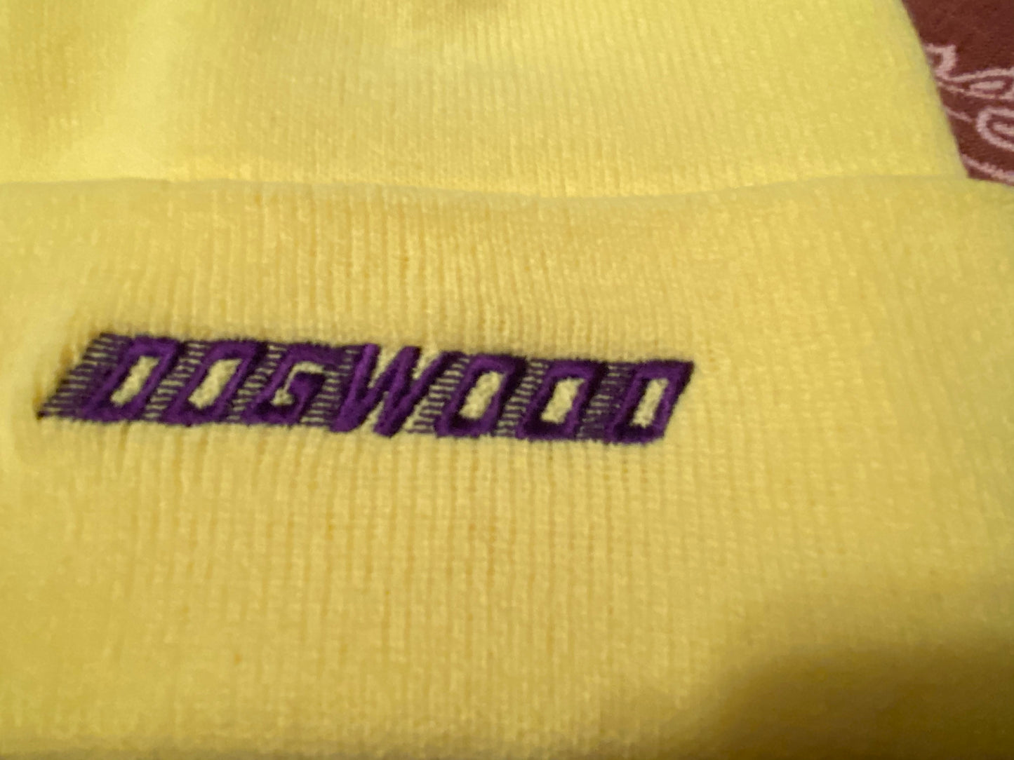 Speedwave Emb Beanie Safety Ylw/Purp OS