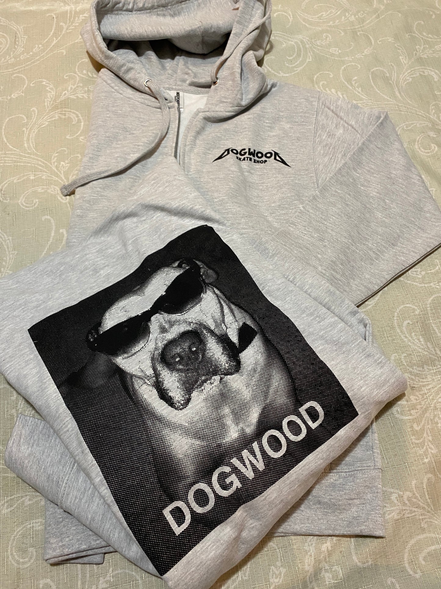 Metal Shades Midweight Zip Hoodie Gry (size options listed)
