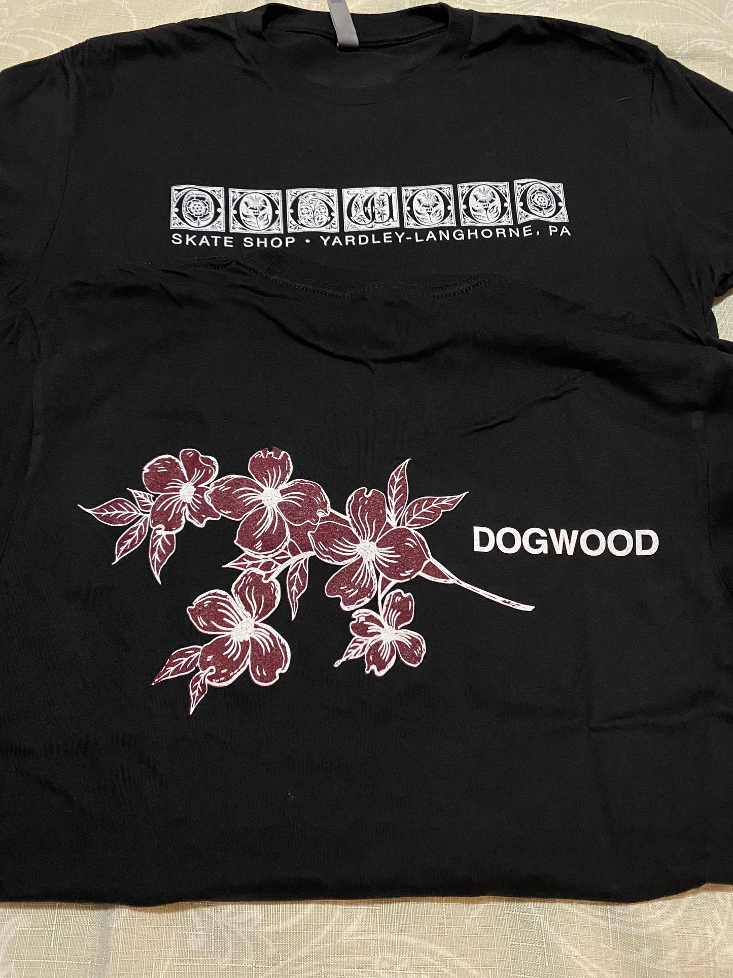 Flowers On South S/S Tee Shirt Blk (size options listed)