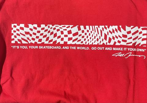 Grosso Skate S/S Tee Shirt Racing Red (size options listed)