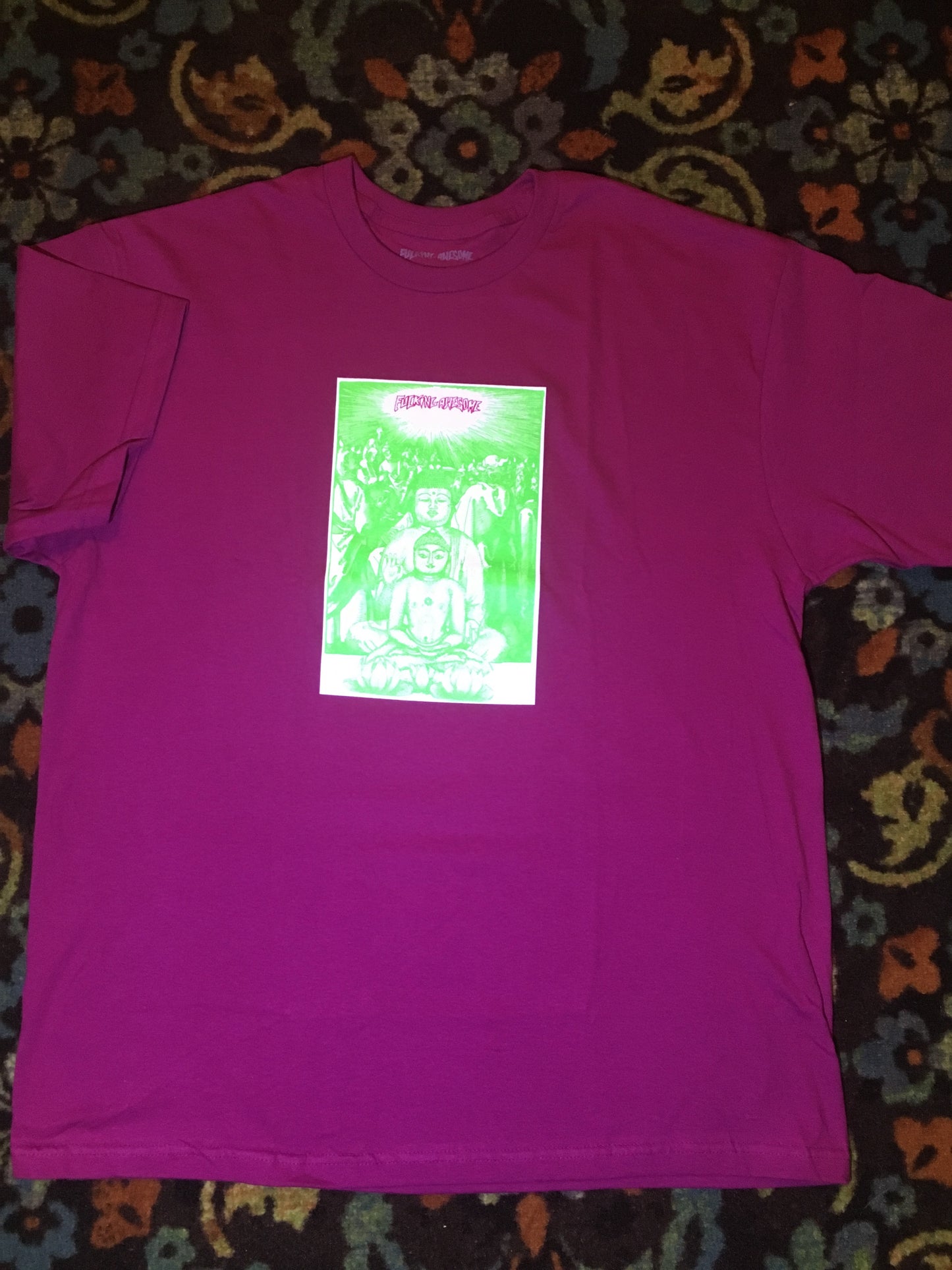 Buddha S/S Tee Shirt Berry (size options listed)
