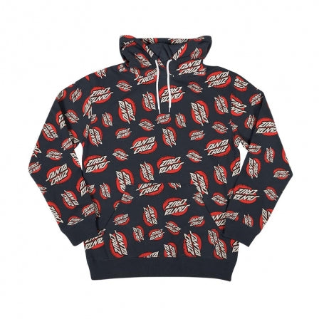 Oval Dot Repeat P/O Heavyweight Hooded Sweatshirt Blk (size options listed)