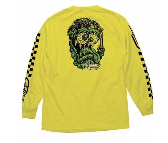 Grease Monkey L/S Tee Shirt Ylw (size options listed)