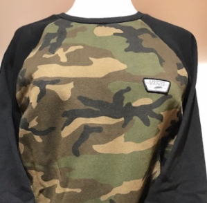 Rutland III Crewneck L/S Sweatshirt Camo/Blk (size options listed)