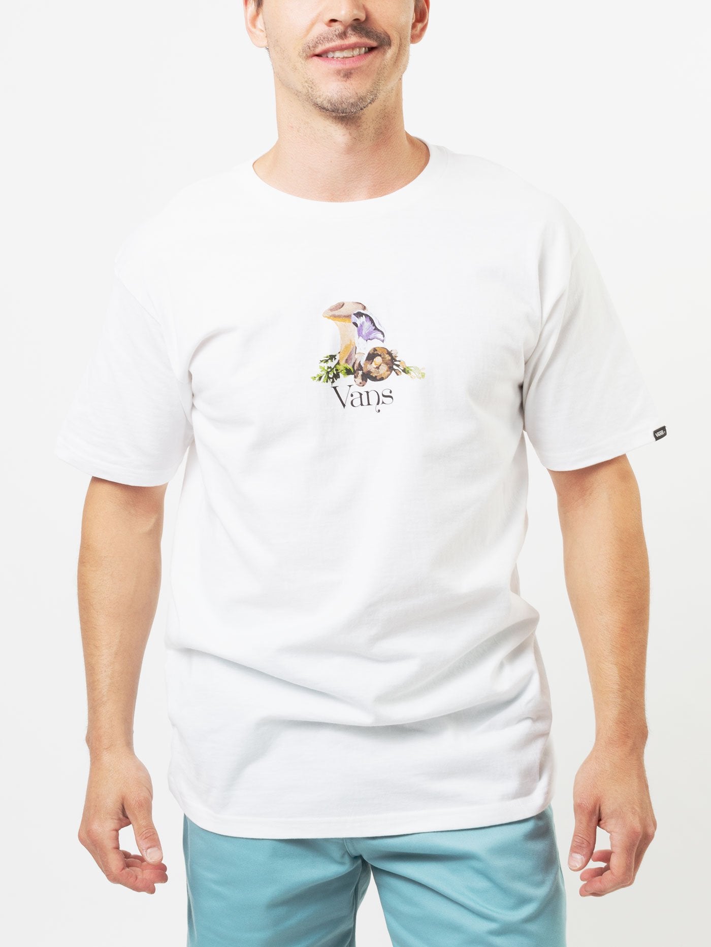 Still Life S/S Tee Shirt Wht (size options listed)