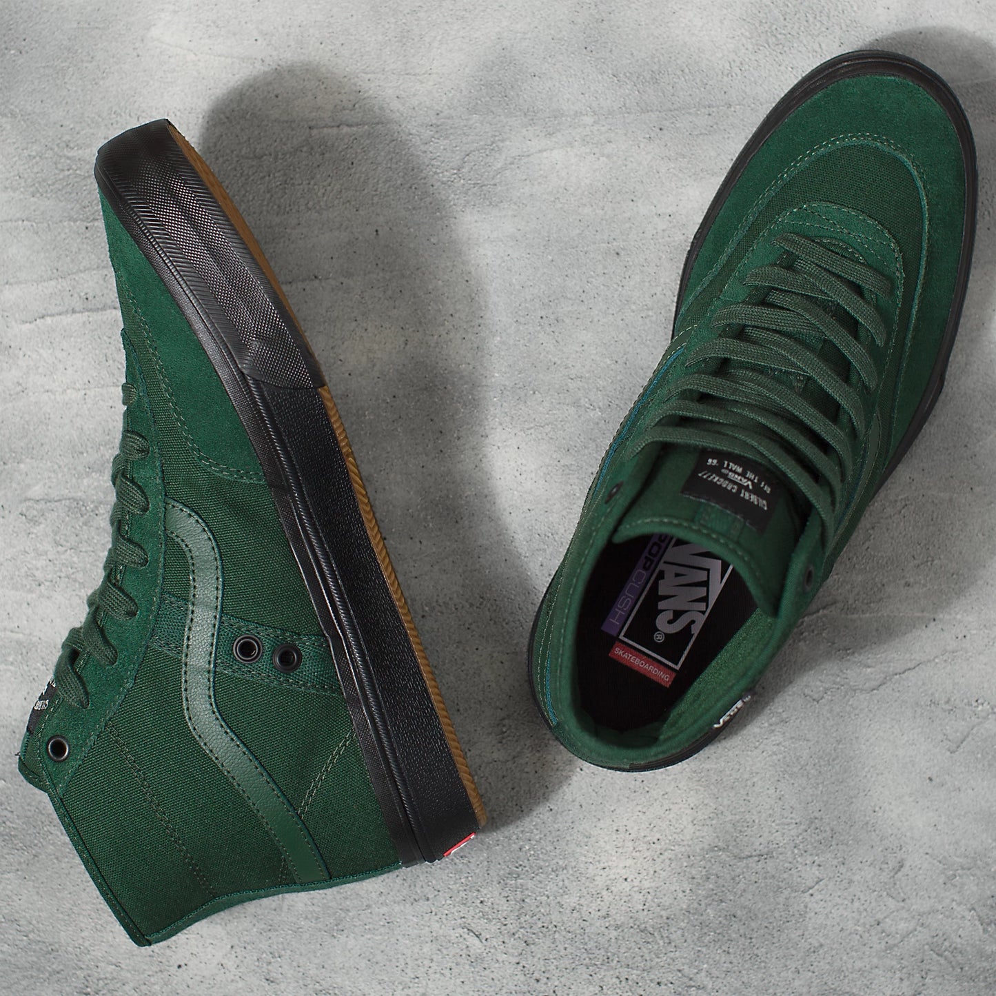 Crockett High Pro Shoe DK. grn/BLK (size options listed)