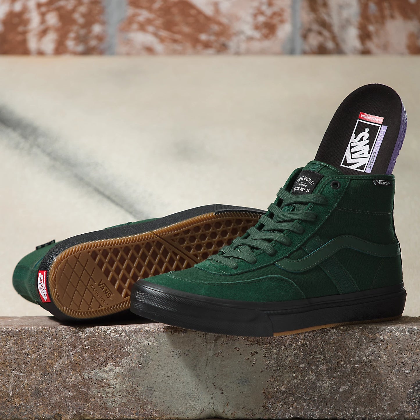 Crockett High Pro Shoe DK. grn/BLK (size options listed)