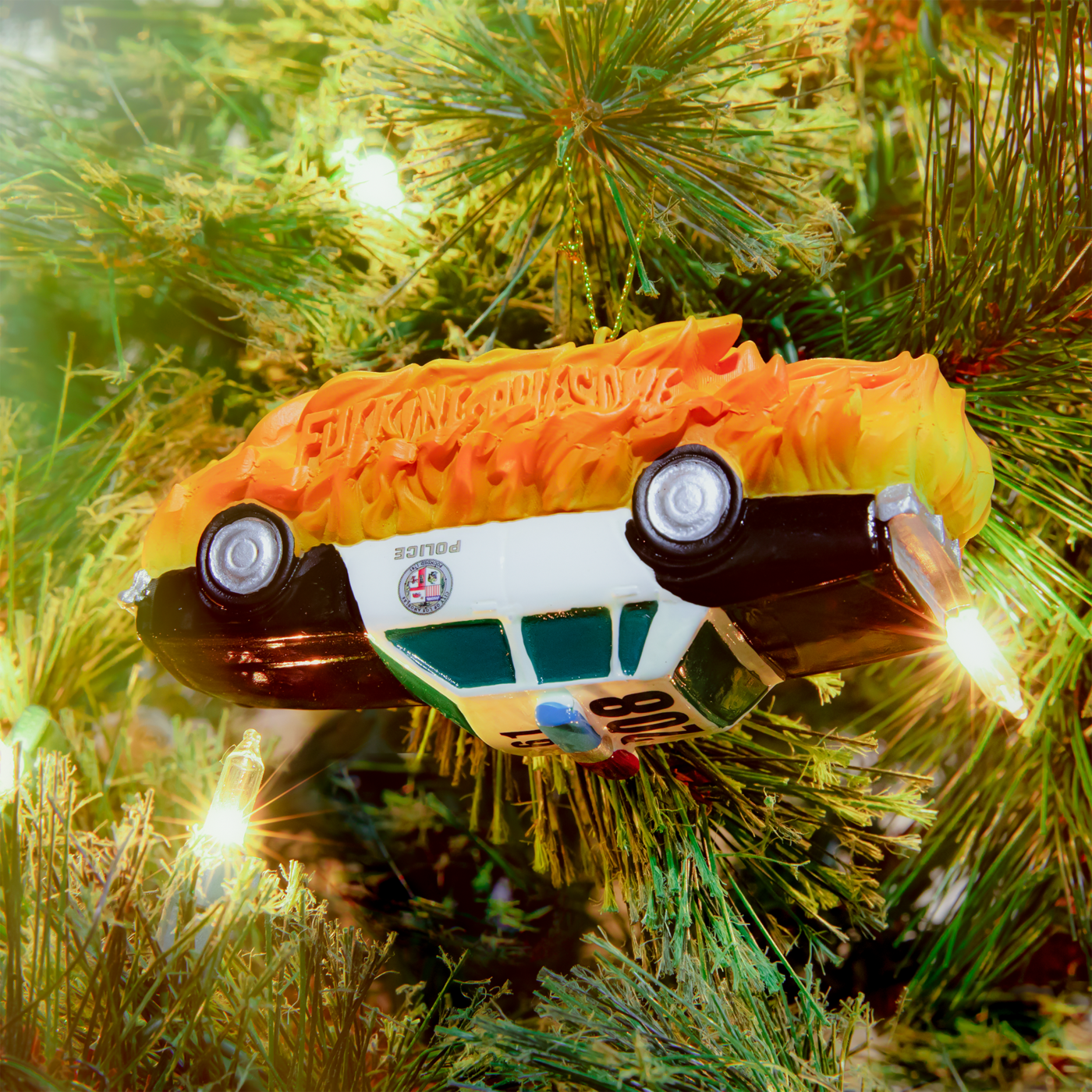 Cop Car Ornament