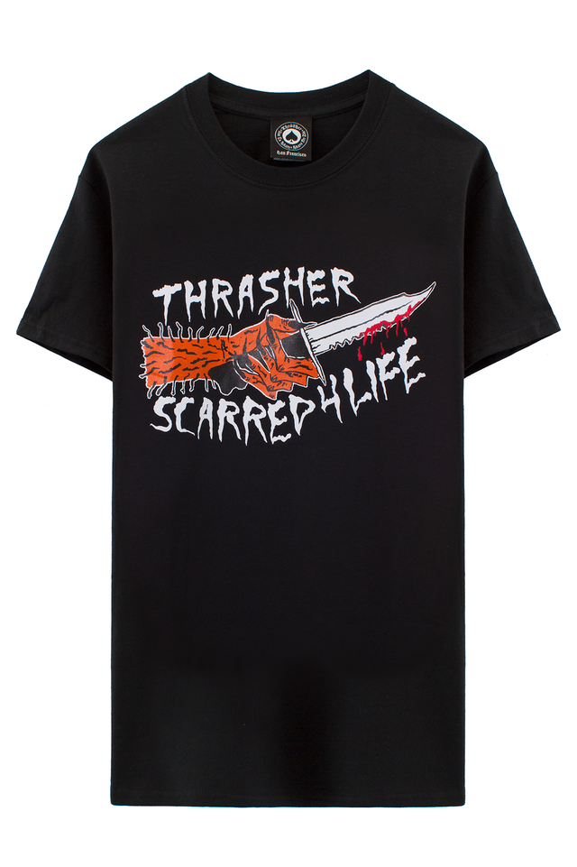 Scarred X Neckface S/S Tee Shirt Blk (size options listed)