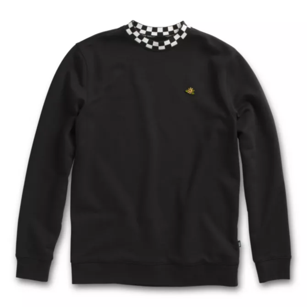 Micro Dazed Crew Sweatshirt Blk (size options listed)