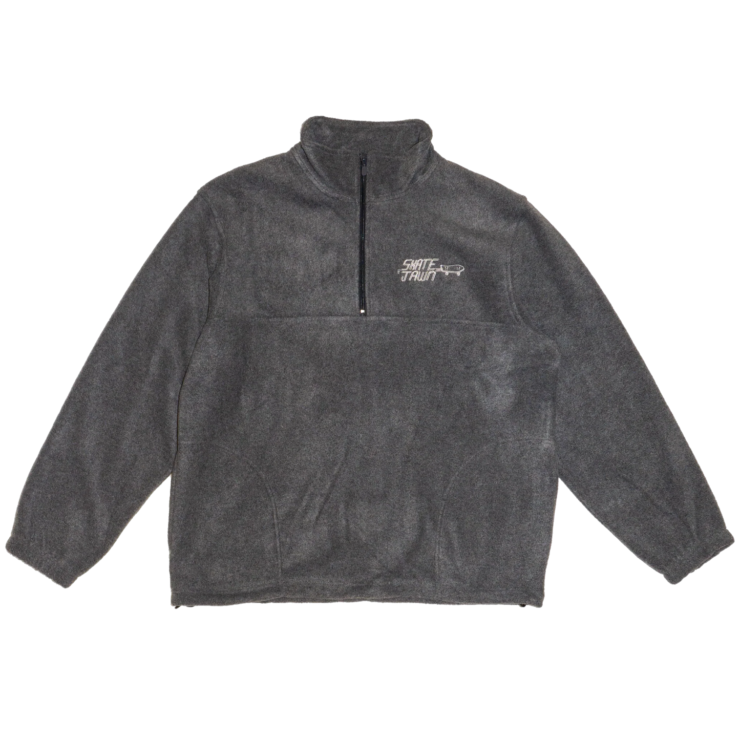 Cruiser Embroidered Fleece Neck Zip Jacket Gry(size options listed)