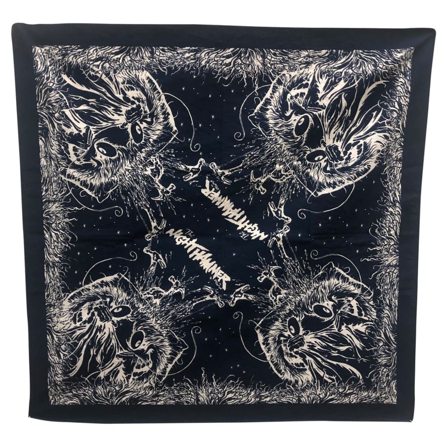 Grimple Safety Blanket Bandana Nvy/Wht