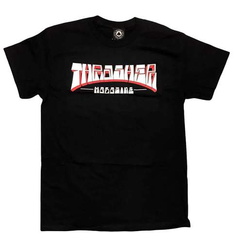 Firme Logo S/S Tee Shirt Blk (size options listed)