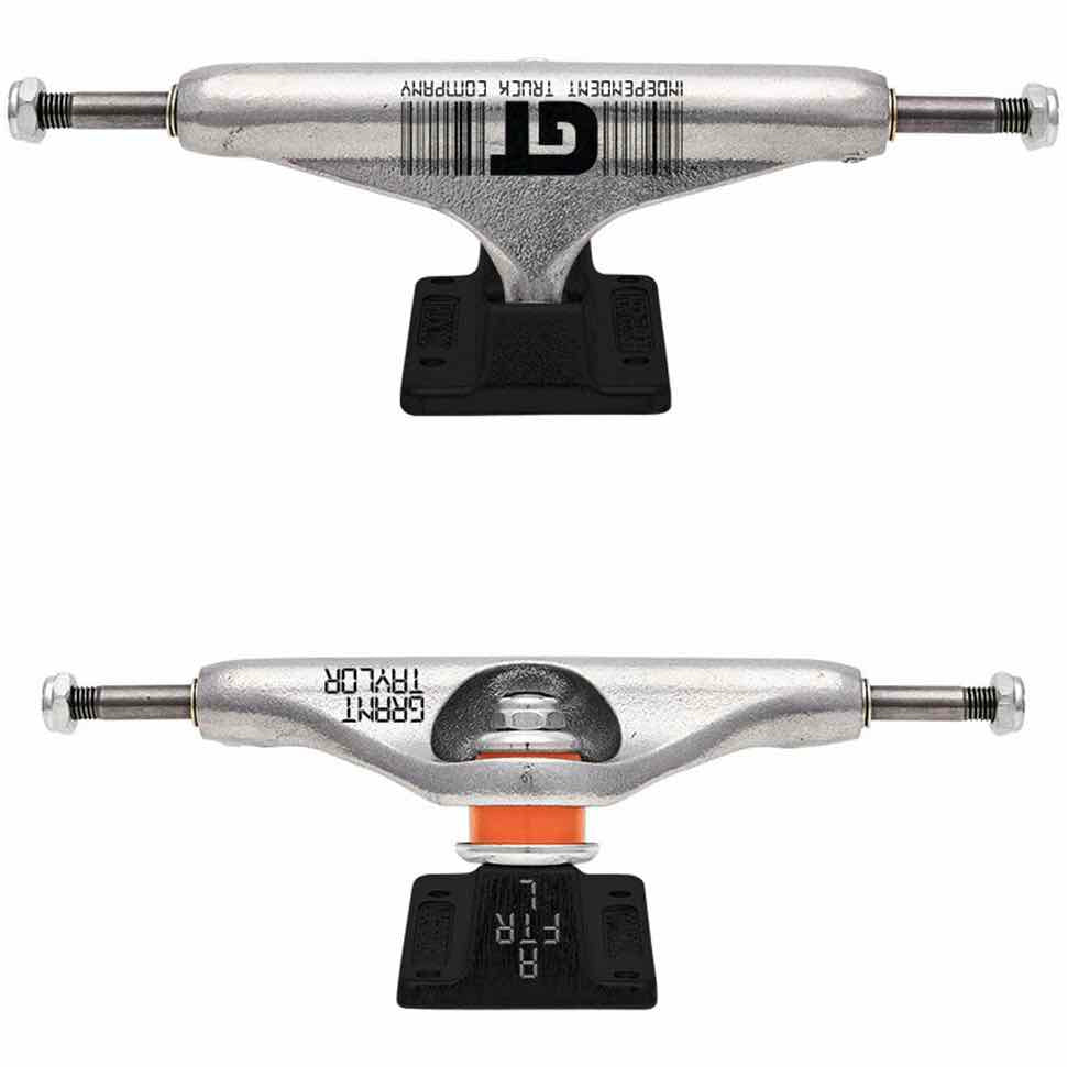 Stage 11 hollow Grant Taylor Barcode Pro Trucks Sil/Blk(size