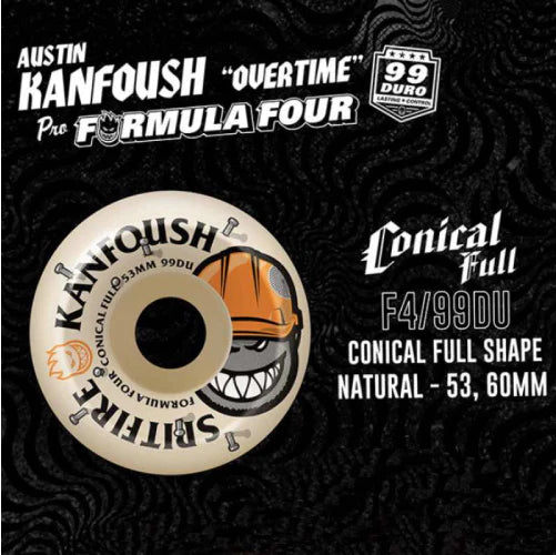 F4 99du Austin Kanfoush Conical Full Pro Wheels60mm
