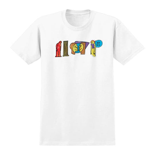 Krkd S/S Tee Shirt Wht/Full Color (size options listed)