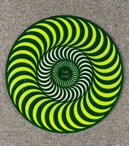 Swirl The End Sticker Assorted Colors Approx. 4inches