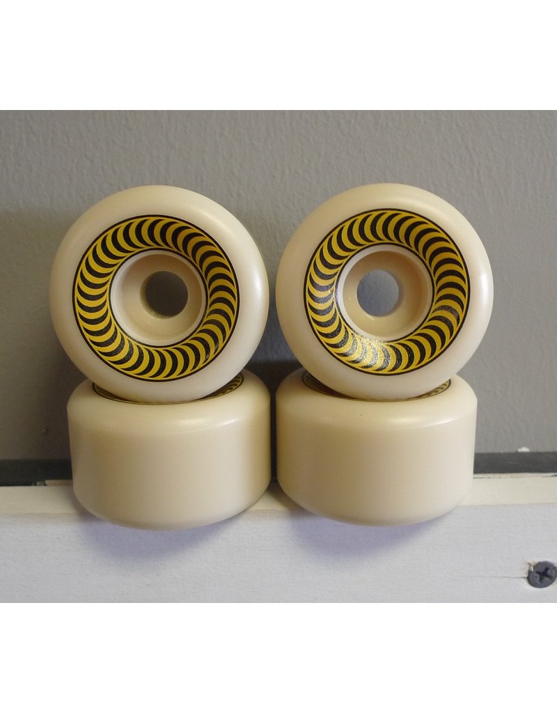 F4 99du OG Classic Swirl Wheels Wht/Ylw 55mm
