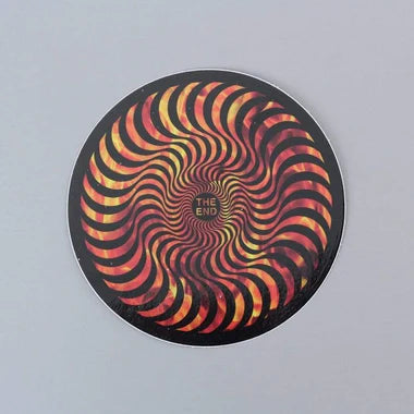 Hellfire Classic Swirl Sticker Approx. 4.5in.