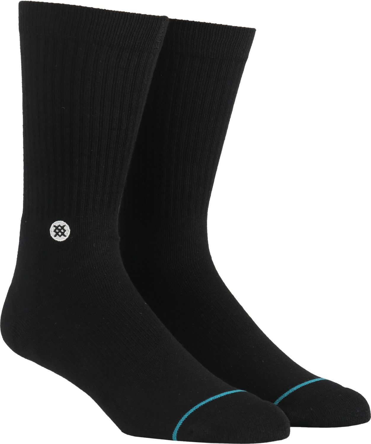 Icon Socks Blk Mens/Lrg