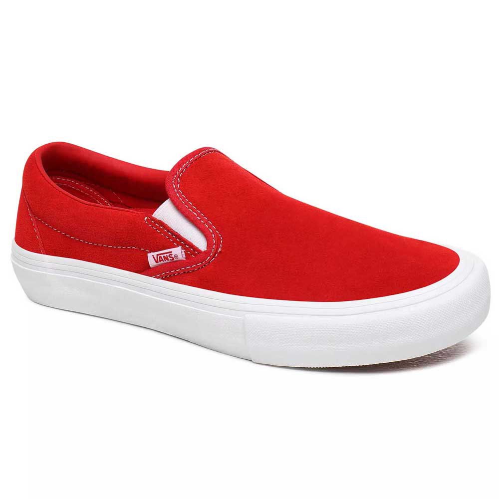 Vans red slip on Clearance