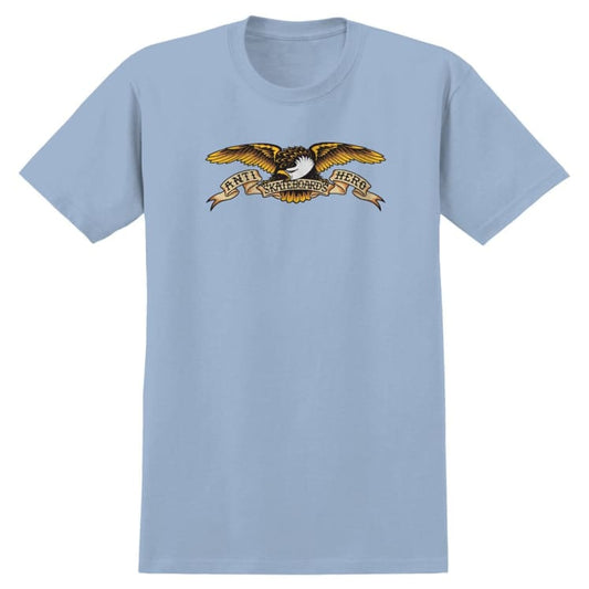 Eagle S/S Tee Shirt Powder Blu (size options listed)