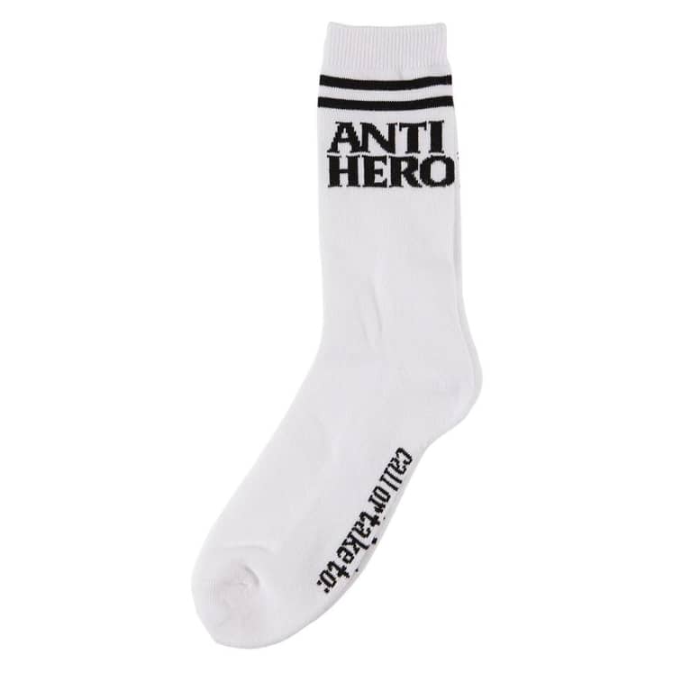 Block Hero If Found Socks Wht/Blk OS
