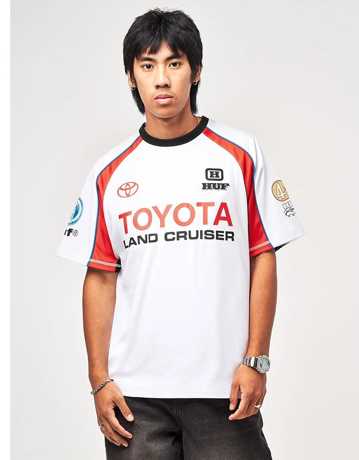 Huf X Toyota Land Cruiser Rally s/s Jersey Shirt Wht