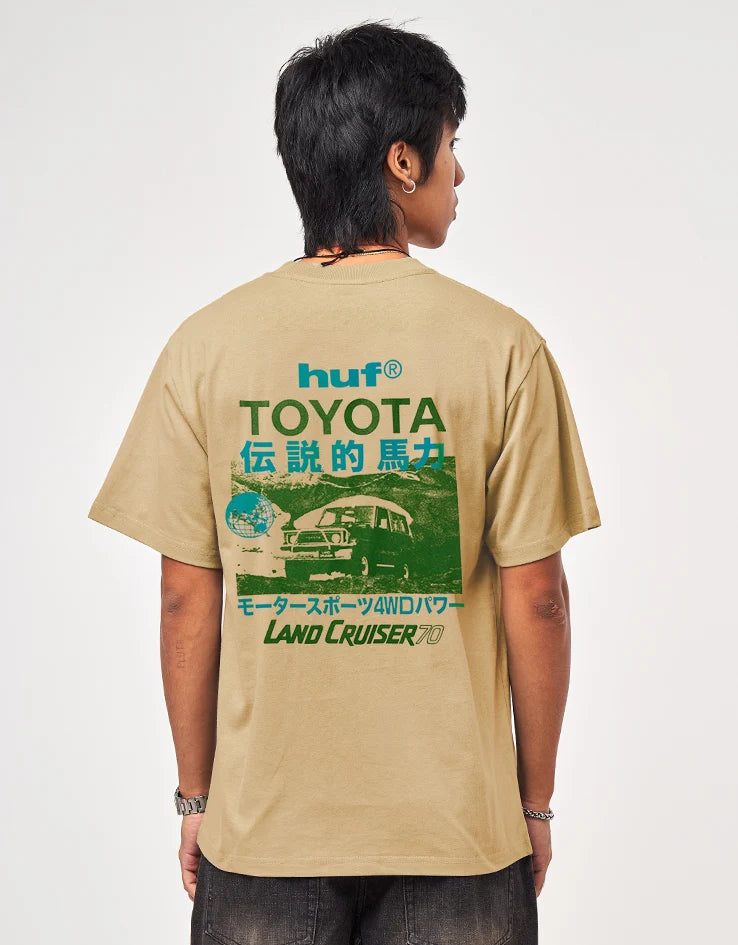 Huf X Toyota Land Cruiser 70 s/s Tee Shirt Sand