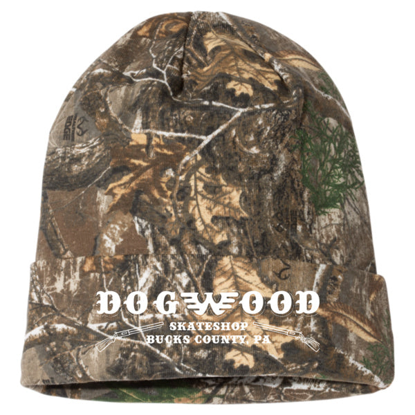 Kati LCB 12in. County Cuff Beanie RealTRee Camo/Wht OS