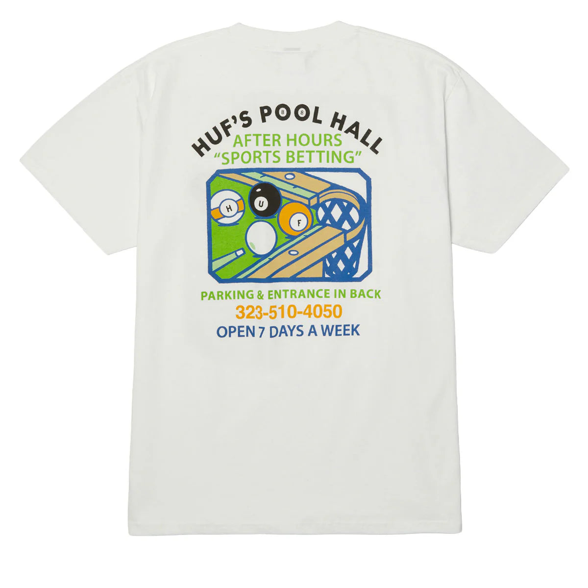 RACK Em Up s/s Tee Shirt Wht