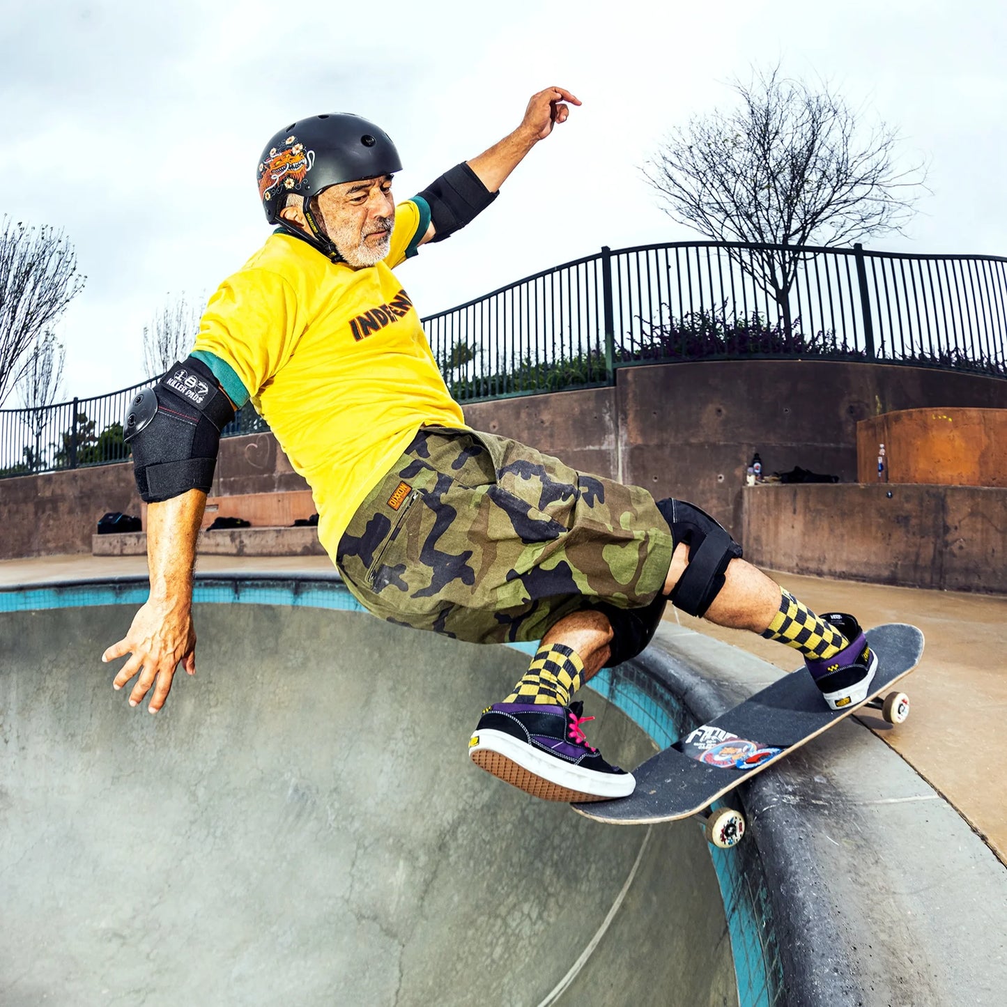 Low Pro Certified Steve Caballero Pro Helmet Blk Dragon