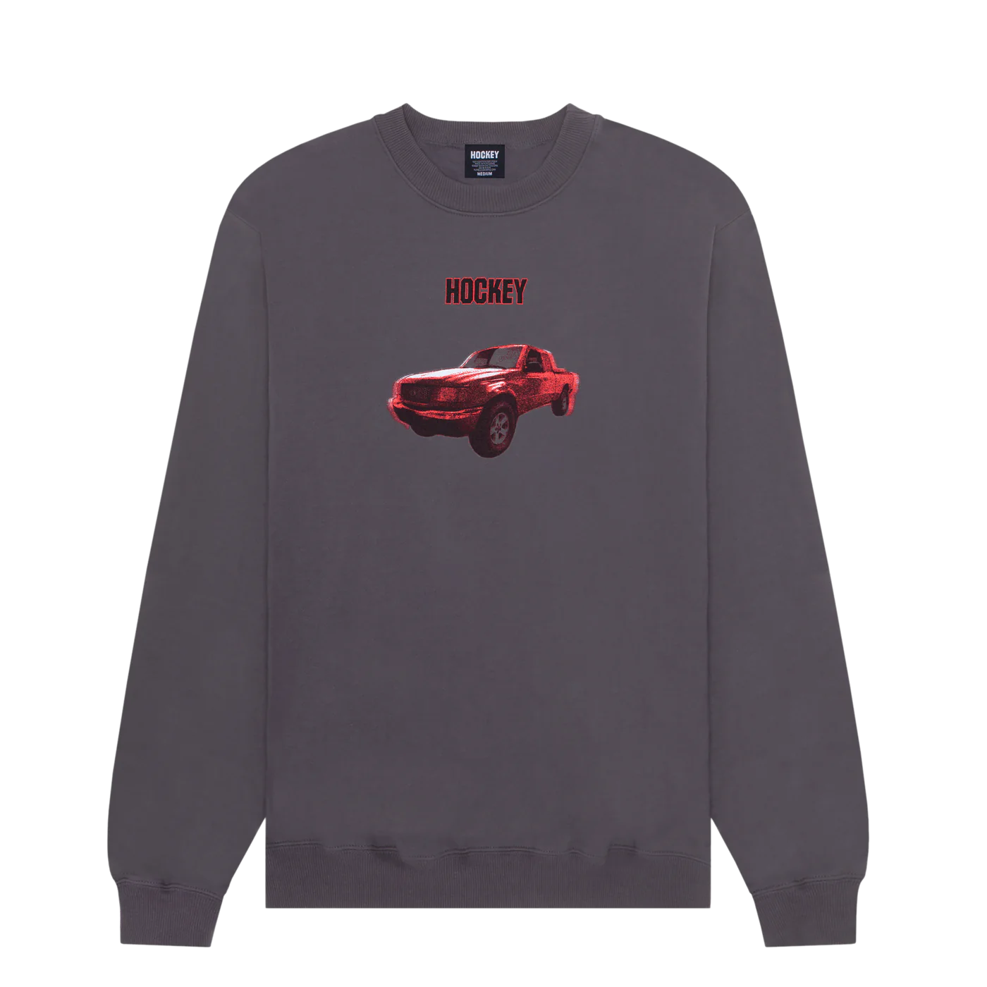 Red Ranger Crewneck L/S Sweatshirt Char(size options listed)