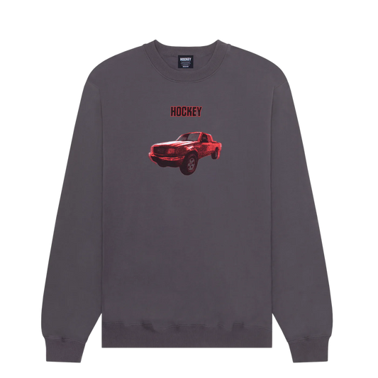 Red Ranger Crewneck L/S Sweatshirt Char(size options listed)