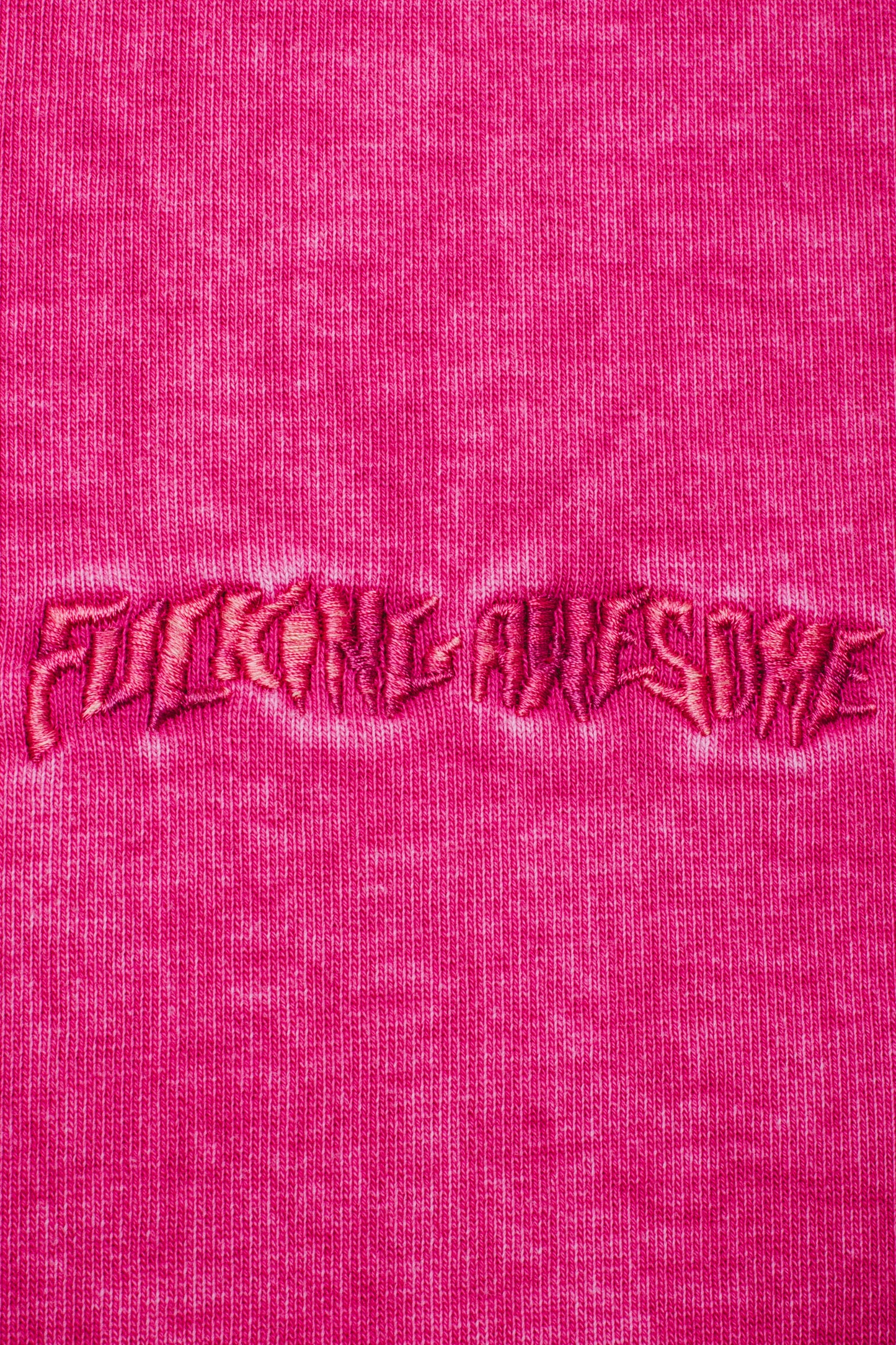 Little Stamp Snow Wash L/S Crewneck Sweatshirt Magenta