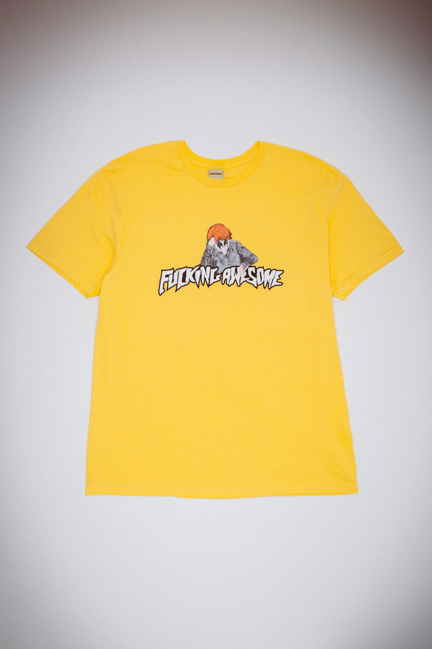 Aidan Painting Stamp Logo s/s Tee Shirt Monarch Ylw