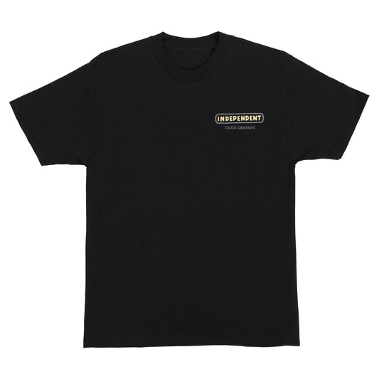 ITC Stained s/s Heavyweight T Shirt Blk(size options listed)